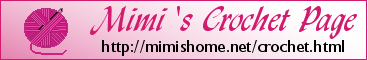 'Mimi's Crochet Page' banner