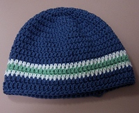 adult hat, blue
