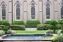 church courtyard linking two Savannah 'squares'
