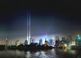 WTC lights memorial