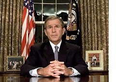 Pres. Bush in Oval Office