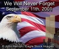 we will not forget - eagle w/ flag