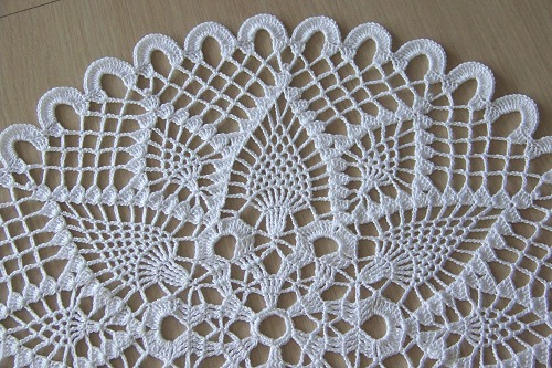 10 Vintage Handmade 5 x 6 Crochet Doilies pack/ 5 x 6 Dollie lot/What you see you will be getting Lot #40